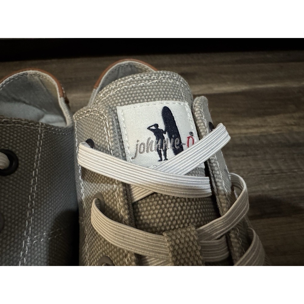 Johnnie-O Sail Away Men's Size 11 M Gray US Shoes Boating Sneaker Stretch Laces‎ - Picture 6 of 13